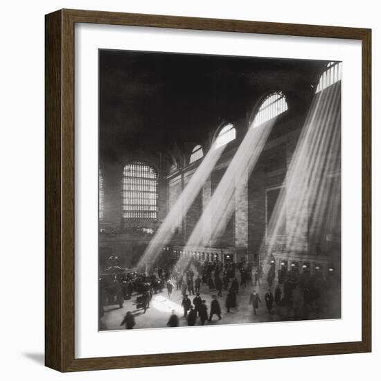 Grand Central Station, Evening-The Chelsea Collection-Framed Giclee Print