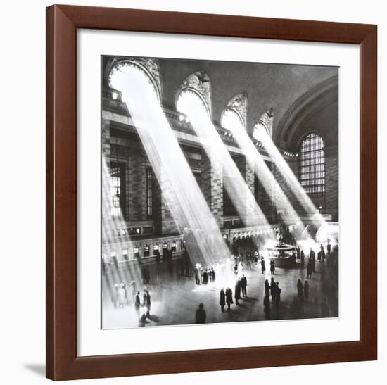 Grand Central Station , New York , 1934-Hal Morey-Framed Art Print