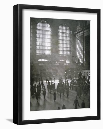 Grand Central Station, New York City, 1925-null-Framed Premium Photographic Print