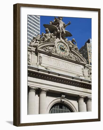 Grand Central Station Terminal Building, 42nd Street, Manhattan, New York City, New York, USA-Amanda Hall-Framed Photographic Print