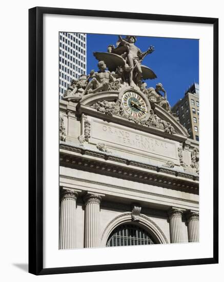 Grand Central Station Terminal Building, 42nd Street, Manhattan, New York City, New York, USA-Amanda Hall-Framed Photographic Print