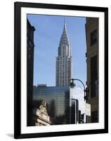 Grand Central Station Terminal Building and the Chrysler Building, New York, USA-Amanda Hall-Framed Photographic Print