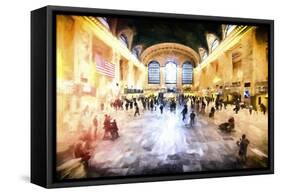 Grand Central Station-Philippe Hugonnard-Framed Stretched Canvas