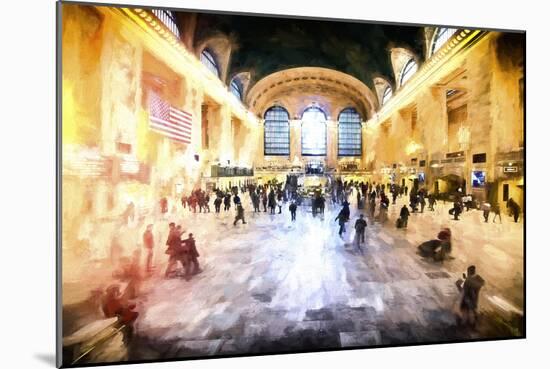 Grand Central Station-Philippe Hugonnard-Mounted Giclee Print