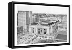 Grand Central Terminal, 1911-Moses King-Framed Stretched Canvas