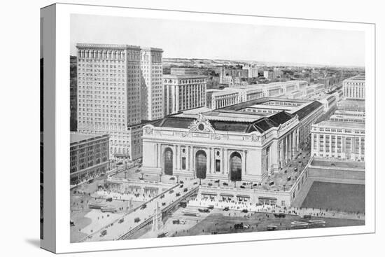 Grand Central Terminal, 1911-Moses King-Stretched Canvas