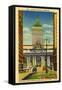 Grand Central Terminal and New York Central Building, East 42nd Street and Park Avenue-null-Framed Stretched Canvas