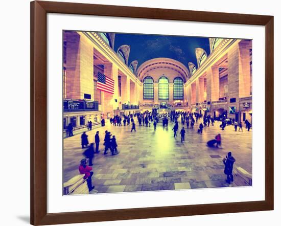 Grand Central Terminal at 42nd Street and Park Avenue in Midtown Manhattan in New York-Philippe Hugonnard-Framed Photographic Print