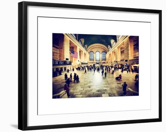 Grand Central Terminal at 42nd Street and Park Avenue in Midtown Manhattan in New York-Philippe Hugonnard-Framed Art Print