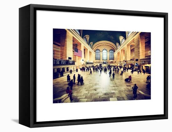 Grand Central Terminal at 42nd Street and Park Avenue in Midtown Manhattan in New York-Philippe Hugonnard-Framed Stretched Canvas