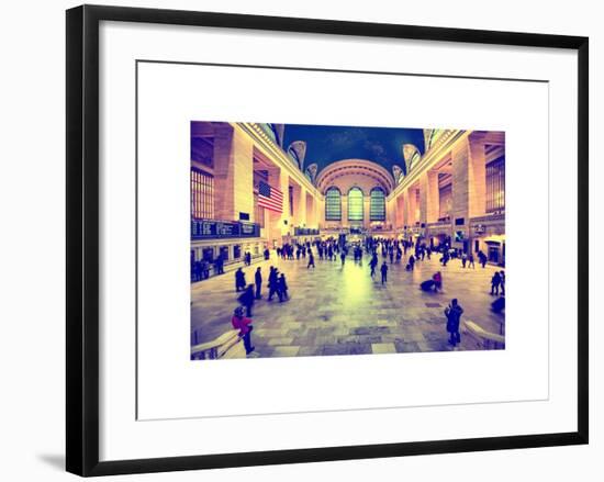 Grand Central Terminal at 42nd Street and Park Avenue in Midtown Manhattan in New York-Philippe Hugonnard-Framed Art Print