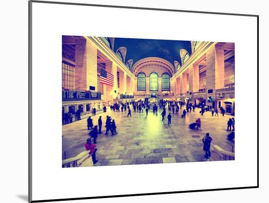 Grand Central Terminal at 42nd Street and Park Avenue in Midtown Manhattan in New York-Philippe Hugonnard-Mounted Art Print