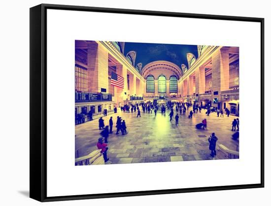 Grand Central Terminal at 42nd Street and Park Avenue in Midtown Manhattan in New York-Philippe Hugonnard-Framed Stretched Canvas