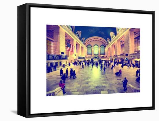 Grand Central Terminal at 42nd Street and Park Avenue in Midtown Manhattan in New York-Philippe Hugonnard-Framed Stretched Canvas