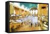 Grand Central Terminal II - In the Style of Oil Painting-Philippe Hugonnard-Framed Stretched Canvas