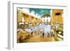Grand Central Terminal II - In the Style of Oil Painting-Philippe Hugonnard-Framed Giclee Print
