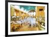 Grand Central Terminal II - In the Style of Oil Painting-Philippe Hugonnard-Framed Giclee Print