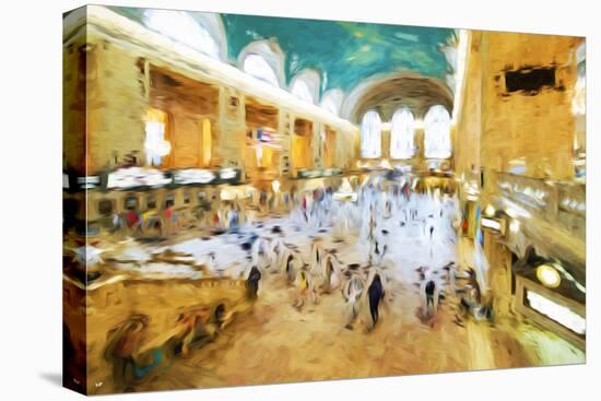 Grand Central Terminal II - In the Style of Oil Painting-Philippe Hugonnard-Stretched Canvas