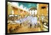 Grand Central Terminal II - In the Style of Oil Painting-Philippe Hugonnard-Framed Giclee Print