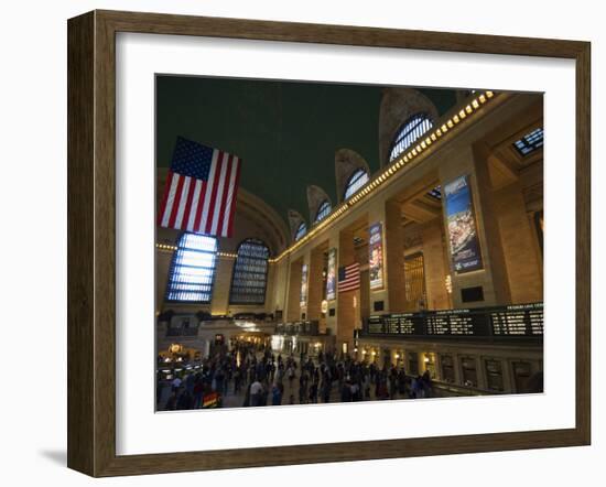 Grand Central Terminal Interior, Manhattan, New York City, New York, USA-Amanda Hall-Framed Photographic Print