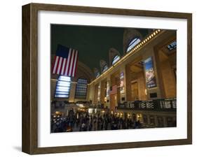 Grand Central Terminal Interior, Manhattan, New York City, New York, USA-Amanda Hall-Framed Photographic Print