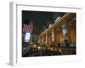 Grand Central Terminal Interior, Manhattan, New York City, New York, USA-Amanda Hall-Framed Photographic Print