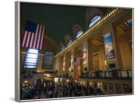 Grand Central Terminal Interior, Manhattan, New York City, New York, USA-Amanda Hall-Framed Photographic Print