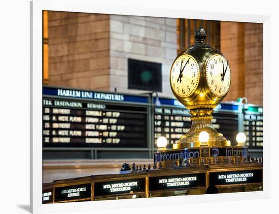 Grand Central Terminal's Four-Sided Seth Thomas Clock - Manhattan - New York-Philippe Hugonnard-Framed Photographic Print