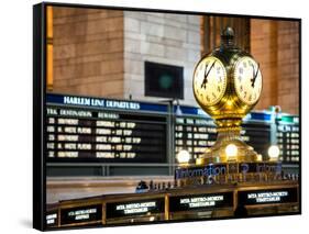 Grand Central Terminal's Four-Sided Seth Thomas Clock - Manhattan - New York-Philippe Hugonnard-Framed Stretched Canvas