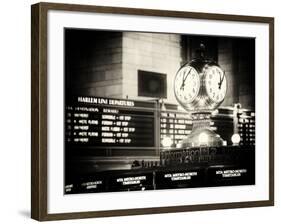 Grand Central Terminal's Four-Sided Seth Thomas Clock - Manhattan - New York-Philippe Hugonnard-Framed Photographic Print