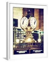 Grand Central Terminal's Four-Sided Seth Thomas Clock - Manhattan - New York-Philippe Hugonnard-Framed Photographic Print