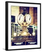 Grand Central Terminal's Four-Sided Seth Thomas Clock - Manhattan - New York-Philippe Hugonnard-Framed Photographic Print