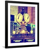 Grand Central Terminal's Four-Sided Seth Thomas Clock - Manhattan - New York-Philippe Hugonnard-Framed Photographic Print