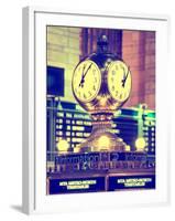 Grand Central Terminal's Four-Sided Seth Thomas Clock - Manhattan - New York-Philippe Hugonnard-Framed Photographic Print