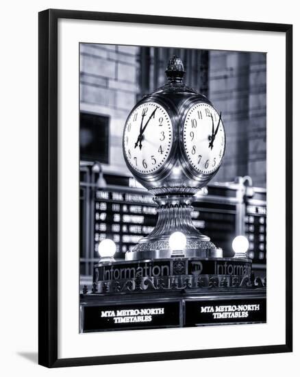 Grand Central Terminal's Four-Sided Seth Thomas Clock - Manhattan - New York-Philippe Hugonnard-Framed Photographic Print