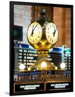 Grand Central Terminal's Four-Sided Seth Thomas Clock - Manhattan - New York-Philippe Hugonnard-Framed Photographic Print