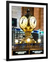 Grand Central Terminal's Four-Sided Seth Thomas Clock - Manhattan - New York-Philippe Hugonnard-Framed Photographic Print