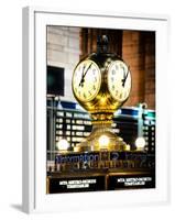 Grand Central Terminal's Four-Sided Seth Thomas Clock - Manhattan - New York-Philippe Hugonnard-Framed Photographic Print