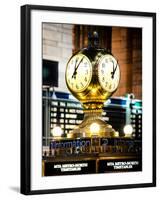 Grand Central Terminal's Four-Sided Seth Thomas Clock - Manhattan - New York-Philippe Hugonnard-Framed Photographic Print