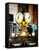 Grand Central Terminal's Four-Sided Seth Thomas Clock - Manhattan - New York-Philippe Hugonnard-Framed Stretched Canvas