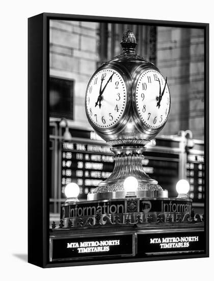 Grand Central Terminal's Four-Sided Seth Thomas Clock - Manhattan - New York-Philippe Hugonnard-Framed Stretched Canvas