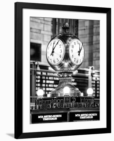 Grand Central Terminal's Four-Sided Seth Thomas Clock - Manhattan - New York-Philippe Hugonnard-Framed Photographic Print