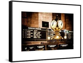 Grand Central Terminal's Four-Sided Seth Thomas Clock - Manhattan - New York-Philippe Hugonnard-Framed Stretched Canvas