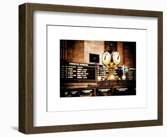 Grand Central Terminal's Four-Sided Seth Thomas Clock - Manhattan - New York-Philippe Hugonnard-Framed Art Print