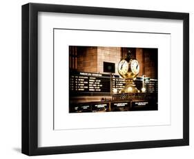 Grand Central Terminal's Four-Sided Seth Thomas Clock - Manhattan - New York-Philippe Hugonnard-Framed Art Print