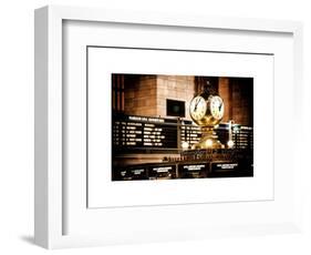 Grand Central Terminal's Four-Sided Seth Thomas Clock - Manhattan - New York-Philippe Hugonnard-Framed Art Print