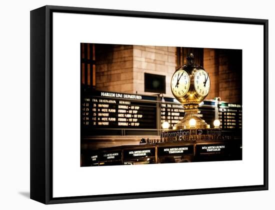 Grand Central Terminal's Four-Sided Seth Thomas Clock - Manhattan - New York-Philippe Hugonnard-Framed Stretched Canvas