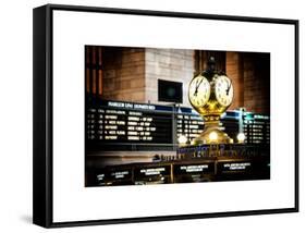 Grand Central Terminal's Four-Sided Seth Thomas Clock - Manhattan - New York-Philippe Hugonnard-Framed Stretched Canvas