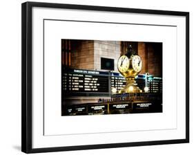 Grand Central Terminal's Four-Sided Seth Thomas Clock - Manhattan - New York-Philippe Hugonnard-Framed Art Print