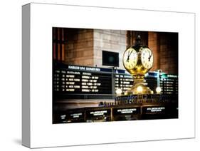 Grand Central Terminal's Four-Sided Seth Thomas Clock - Manhattan - New York-Philippe Hugonnard-Stretched Canvas